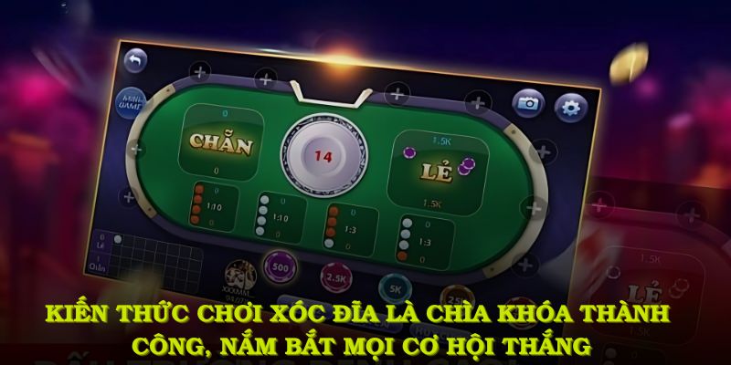 Kiến thức chơi xóc đĩa là chìa khóa thành công, hỗ trợ nắm bắt mọi cơ hội thắng